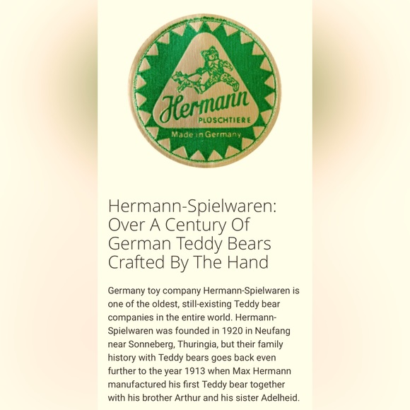 HERMANN BEAR W/ HOBBY HORSE,92 of 100 LIMITED EDITION NEIMAN MARCUS EXCLUSIVE - Picture 5 of 16